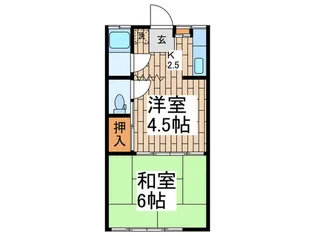 ぽーらーはうす【2階】の間取り