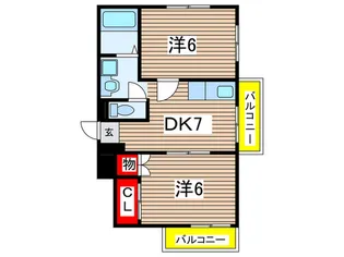 アリィ-ズ谷中【1階】の間取り
