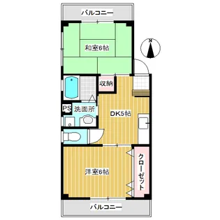 レスプワールスズキ【3階】の間取り