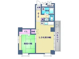 第二原嶋ビル【8階】の間取り