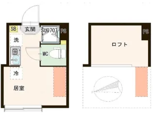クレセール新小岩【1階】の間取り