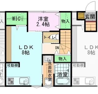 セシボン88【2階】の間取り