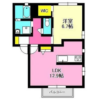 アンファン【1階】の間取り