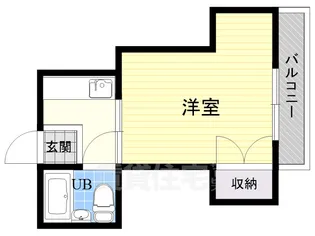 かねまつ東三国マンション【4階】の間取り