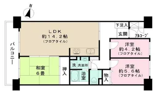 メトロハイツ東陽【9階】の間取り