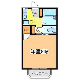 T.T.TOWN A棟【2階】の間取り