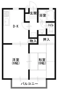 サンセレニティ【1階】の間取り