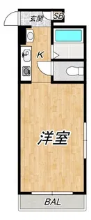 メゾンブランシュ【8階】の間取り
