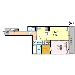 chardon sud(シャルドン シュド)【2階】の間取り