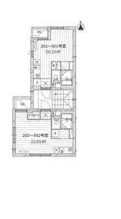 アマックス五反野【5階】の間取り