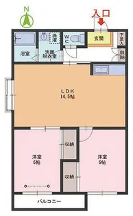 ラフォーレ丸山【3階】の間取り