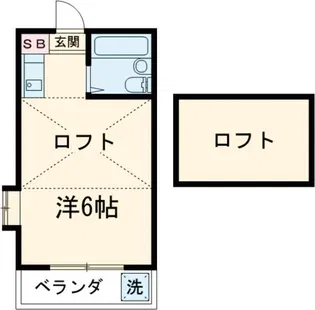 ベル武蔵野弐番館【2階】の間取り