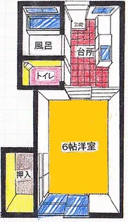 清水荘【2階】の間取り