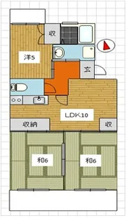 グレースメゾン【1階】の間取り