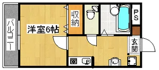 Jハイツ【2階】の間取り