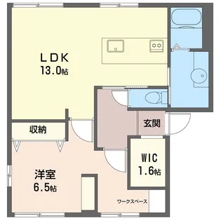 フレグランス江戸川台【1階】の間取り