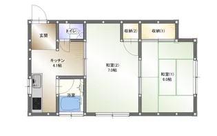 コーポミシマ【1階】の間取り
