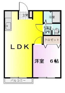 Leono166【2階】の間取り