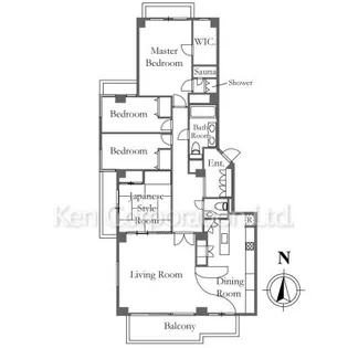 ヤマテ・ブラフ 138【4階】の間取り