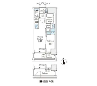 東京都目黒区碑文谷5【マンション】の間取り