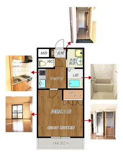 ハイム・行村(ゆきむら)【1階】の間取り