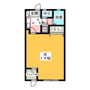 グローリ・2【2階】の間取り