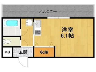 デューNH新伊丹【3階】の間取り