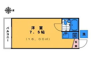 サニーハイツ【2階】の間取り