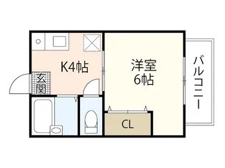 セジュール水木【2階】の間取り
