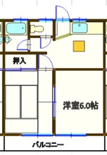 パーク・アヴェニュー【2階】の間取り