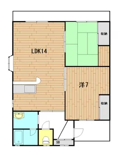 ピア武蔵ケ丘【2階】の間取り