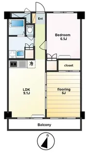 山本富士見ハイツ【5階】の間取り
