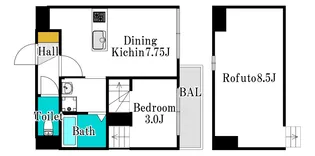 cuoreけやき通り【2階】の間取り