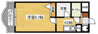 ルーテシア大野【1階】の間取り