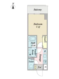 L.G.TOKYO【4階】の間取り