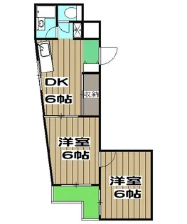 グランドール浅原【3階】の間取り