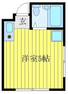 コーポ東十条【2階】の間取り