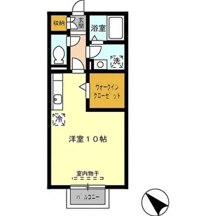 三重県伊賀市久米町【アパート】の間取り