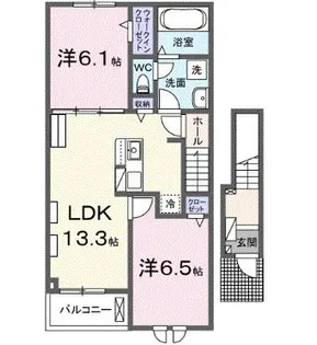 エトワール C【2階】の間取り