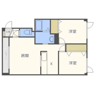 エスポワール24【1階】の間取り