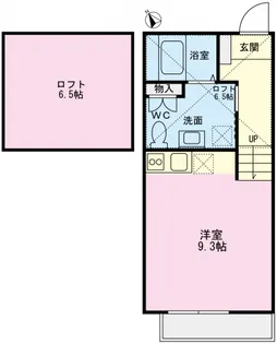 コンフォルト中山【1階】の間取り