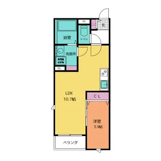 grandeur笠寺【3階】の間取り