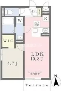 Grace Verite【1階】の間取り