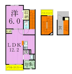 サンリット ガーデン【3階】の間取り