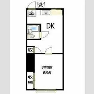 ココ・ユリーヌ【2階】の間取り