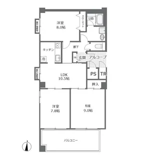 ラトナ東口ビル【4階】の間取り