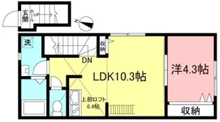 ファンズ烏山【2階】の間取り