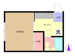 アサダハイツ【2階】の間取り