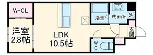 Amirl Premier Heian-dori【1階】の間取り