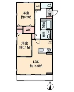 HEIM MAISON 庄内通駅東 C棟【1階】の間取り